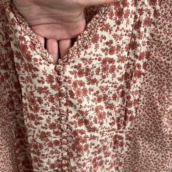 Hatch Maternity Pink floral maxi dress size 2 (Medium) - Picture 2 of 6